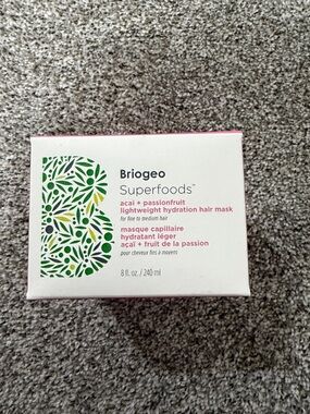Briogeo Superfoods Acai + Passionfruit Hair Mask full size NEW